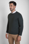 JERSEY CUELLO REDONDO VERDE CAZA - Imagen 2