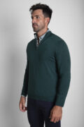 JERSEY MEDIA CREMALLERA VERDE CAZA - Imagen 2