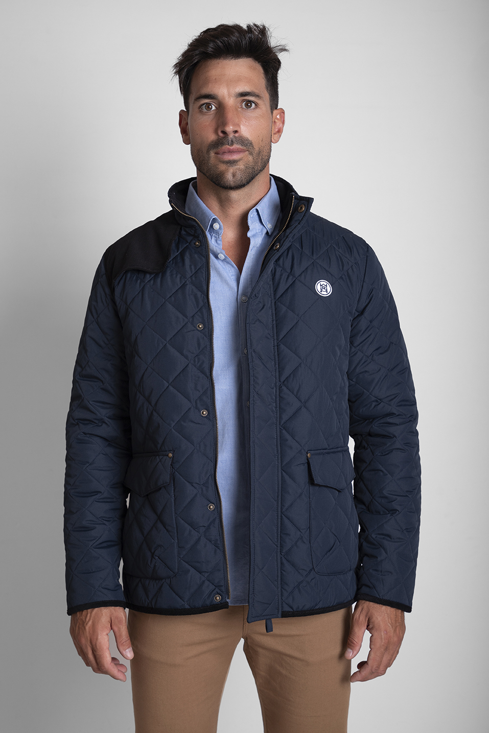Parka-husky-caza-azul-marino-El-Rociero-1 PARKA HUSKY CAZA AZUL MARINO - Imagen 1