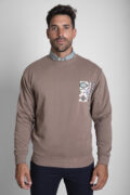 SUDADERA BOLSILLO ESTAMPADO BISÓN