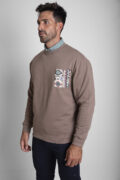 SUDADERA BOLSILLO ESTAMPADO BISÓN - Imagen 2