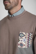 SUDADERA BOLSILLO ESTAMPADO BISÓN - Imagen 4