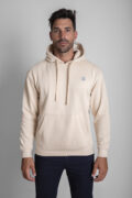 SUDADERA CAPUCHA BÁSICA BEIGE