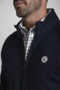 SUDADERA CREMALLERA AZUL MARINO - Imagen 4