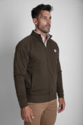 SUDADERA CREMALLERA VERDE CAZA - Imagen 2