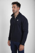 SUDADERA MEDIA CREMALLERA AZUL MARINO - Imagen 2