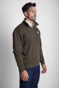 SUDADERA MEDIA CREMALLERA VERDE CAZA - Imagen 3